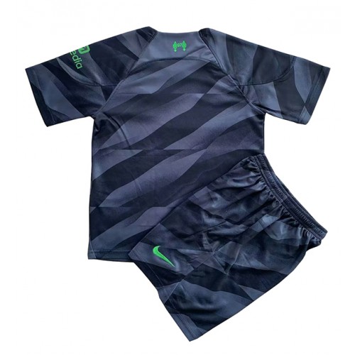 Maillot de foot Liverpool Gardien de but Extérieur enfant 2023-24 Manches Courte (+ pantalon court)